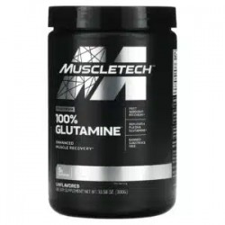 MUSCLETECH Platinum 100% Glutamina, 300 Grs