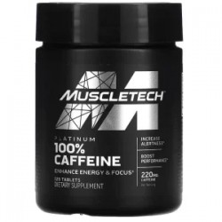 MUSCLETECH PLATINUM CAFFEINE 125 TABS (CAFEINA)