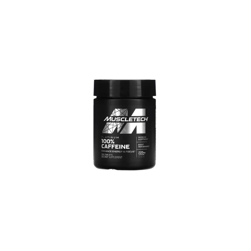 MUSCLETECH PLATINUM CAFFEINE 125 TABS (CAFEINA)