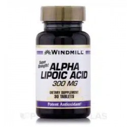 WINDMILL Alpha Lipoic Acid 300 MCG 60 Tabs (ACIDO ALPHA LIPOICO)