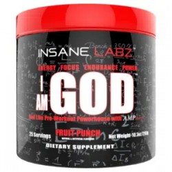 Insane Labz «I AM GOD» Pre entreno 25 serv Fruit Punch