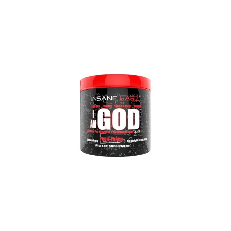 Insane Labz «I AM GOD» Pre entreno 25 serv Fruit Punch