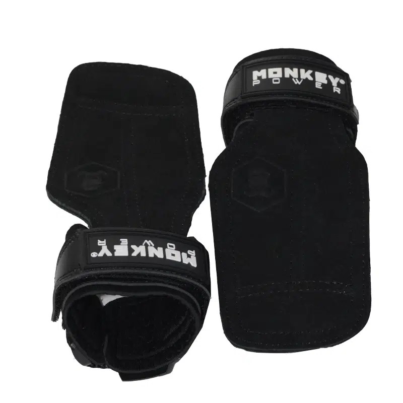 Monkey Power Strap Lifting Grip Piel Guantaleta
