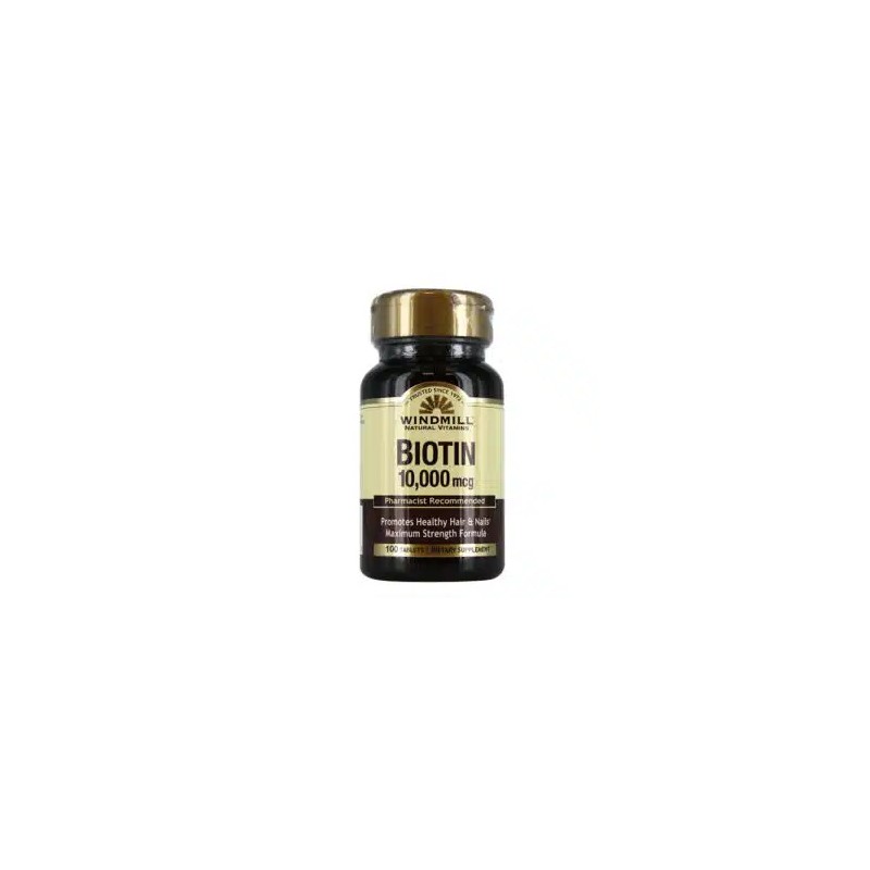 WINDMILL Biotin 10,000 mg, 100 caps — omega 3